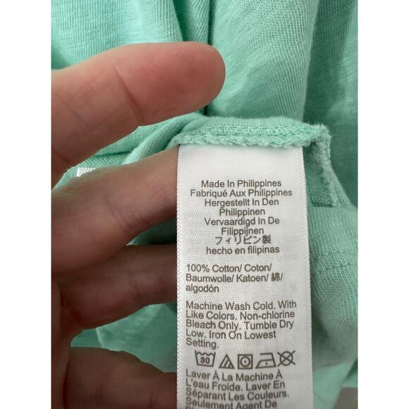 J.‎ Crew Girlfriend Tee Long Sleeve Textured Cotton Plus Size 3X - Picture 4 of 5